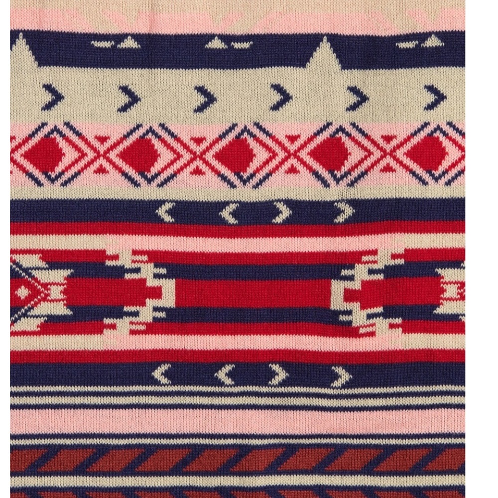 WOOLRICH Printed Knit Fringe Scarf - Picture 2 of 3